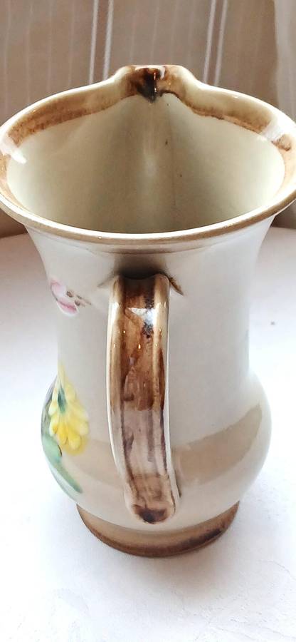 Vintage Bourne Denby ceramic pitcher or vase