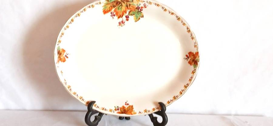 Variety of vintage platters