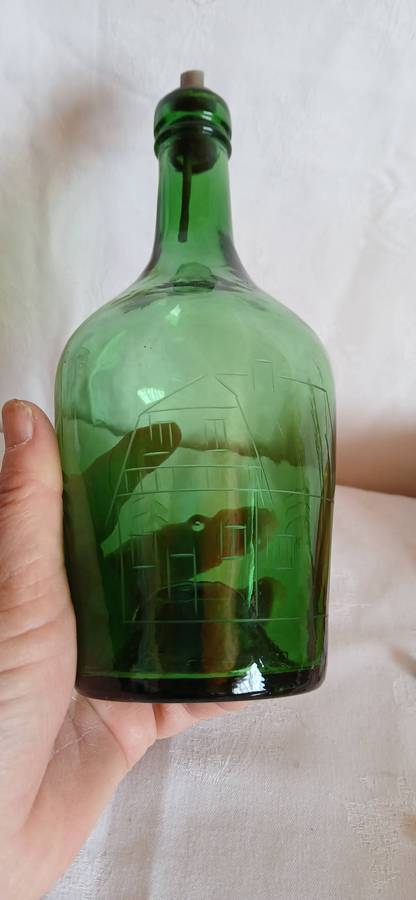 Vintage copper musical decanter