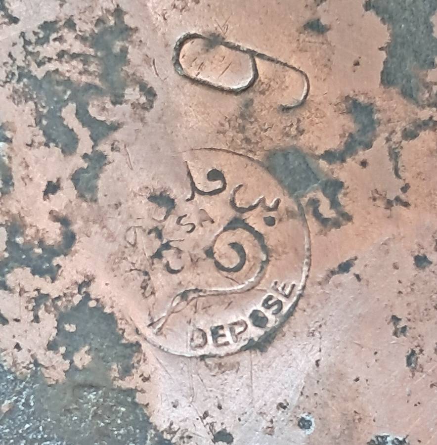 Antique copper kettle