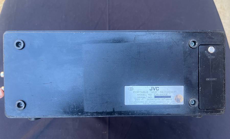 JVC PORTABLE VCR RECORDER. NOT TESTED.