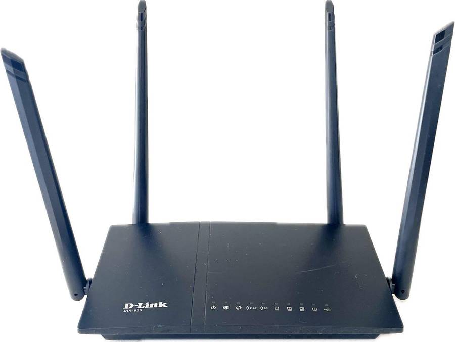 D-Link DIR-825 Wireless AC1200 WiFi Dual Band Gigabit Router ( NO POWER CABLE )