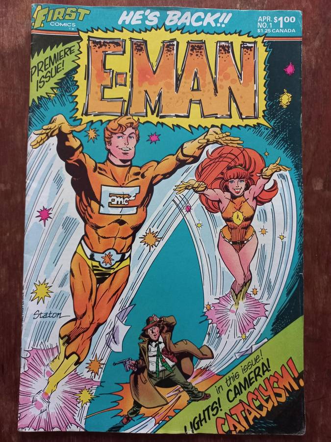 E Man ( first comics )( 2 issues )