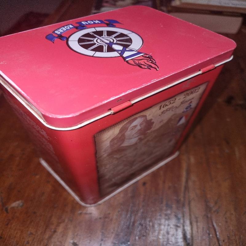 Vintage Hou Koers Voortrekker Koffie Blik - Great Condition