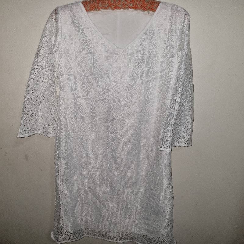 Shein White Lace Dress - Size XL