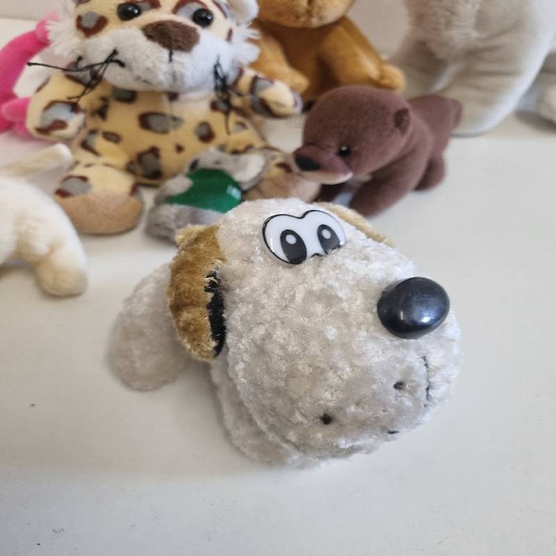 9 x Soft Toys / Stuffed Animals incl. Flamingo, Cat, etc.