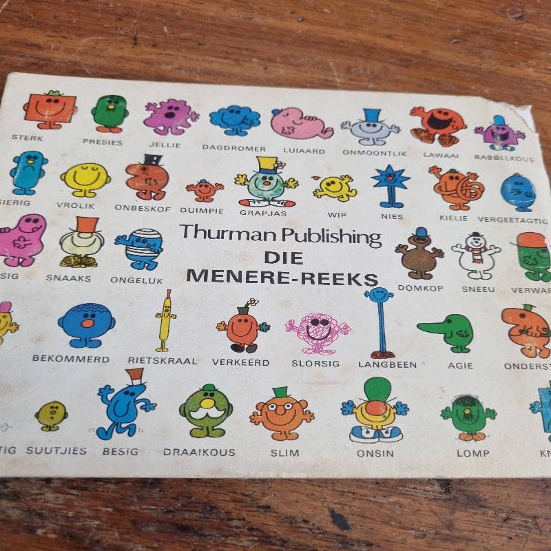 Mnr. Slorsig deur Roger Hargreaves - Die Menere-Reeks
