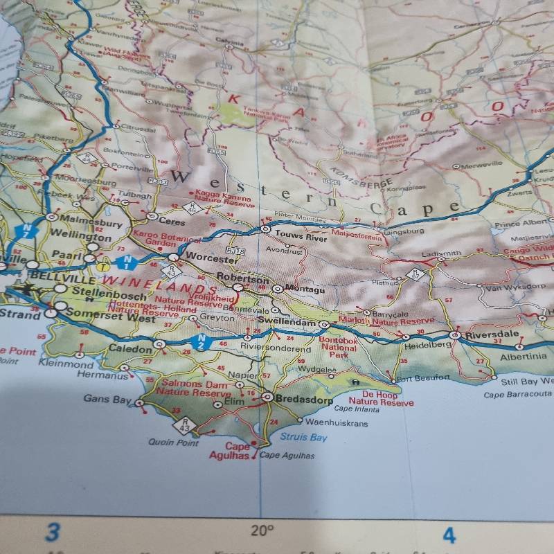 South Africa - Tourist Map 1:2 000 000