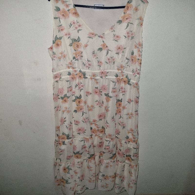Long Floral Dress - Contempo - Size 16