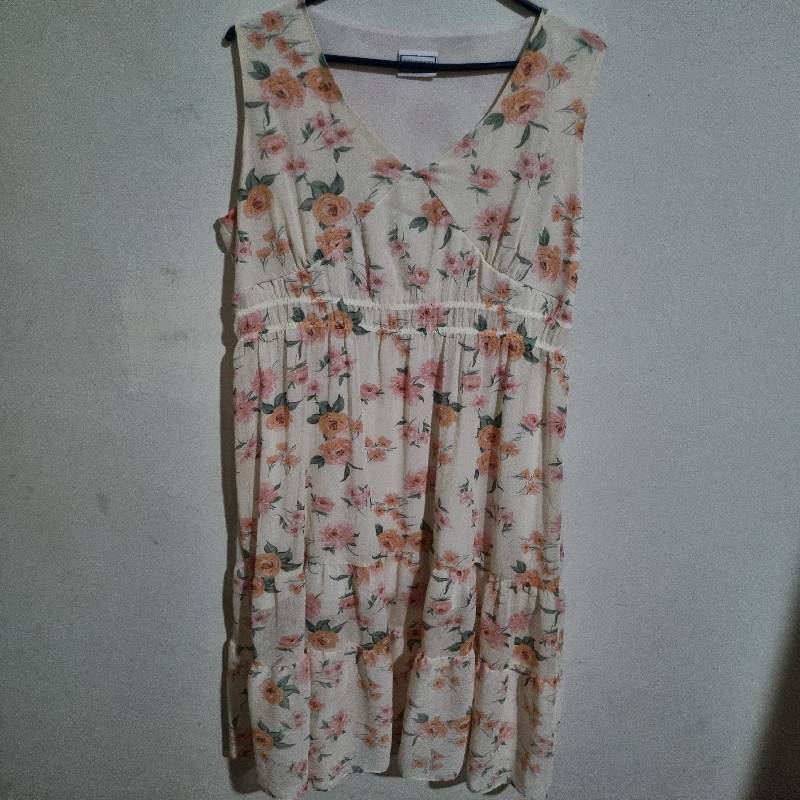 Long Floral Dress - Contempo - Size 16