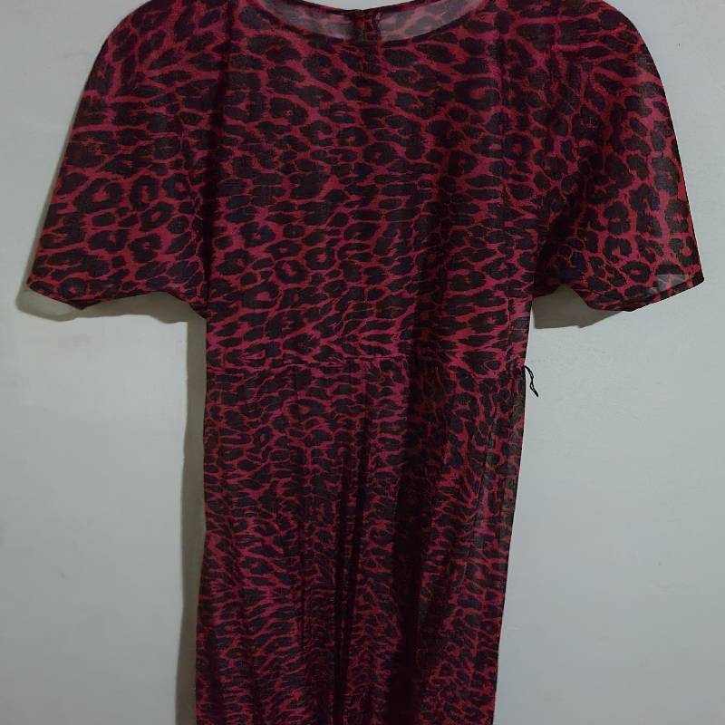 Vintage Summer Dress with 2 x Belts - Size M