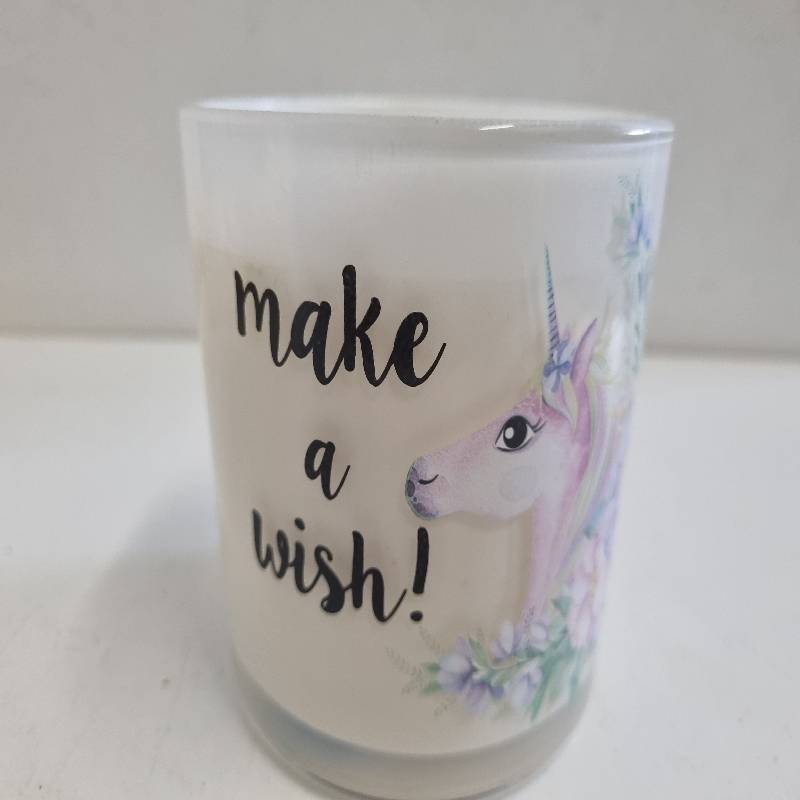 Large Candle in glass container - Never used - Baylis & Harding England