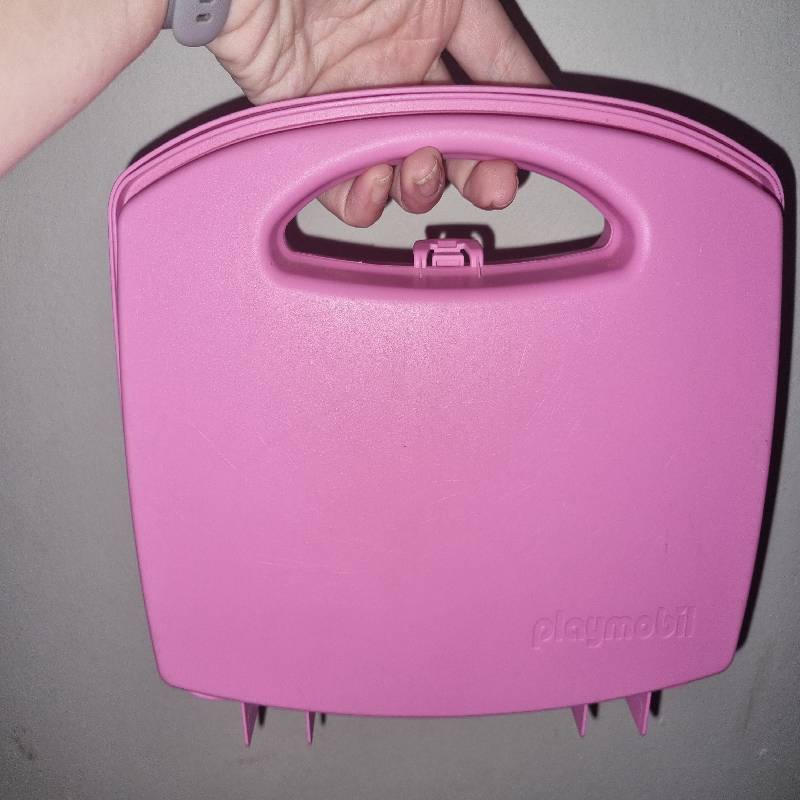 Playmobil pink carry case - empty