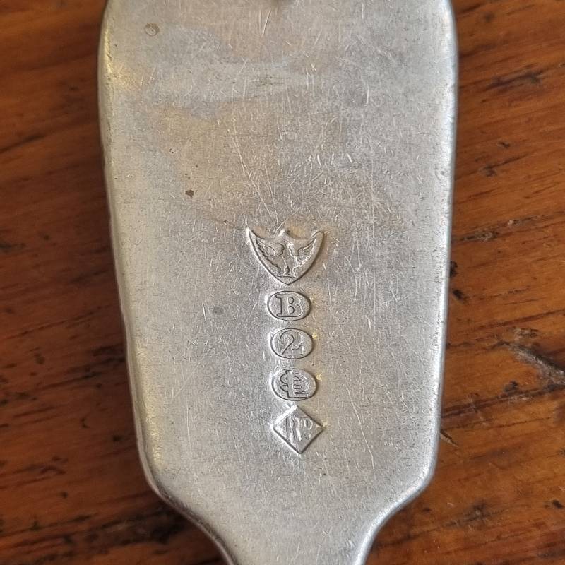Vintage Large Patosi Silver Spoon with lots of character - See pictures