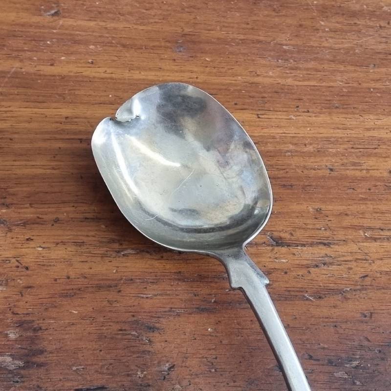Vintage Large Patosi Silver Spoon with lots of character - See pictures