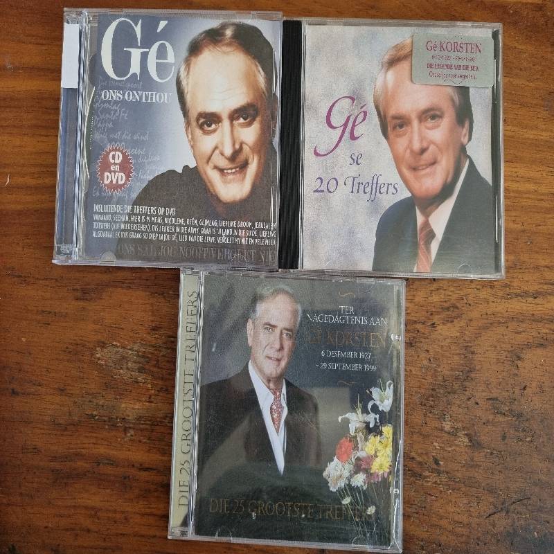 3 x Ge Korsten CD's