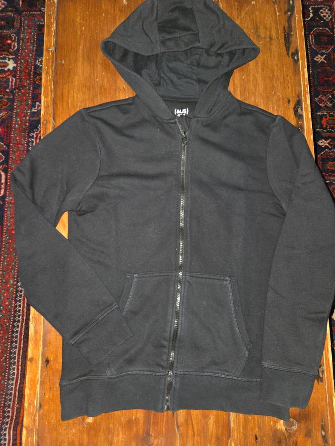 Woolworths Tracksuit Top / Zipped Hoodie - Black - Age - 13 Years