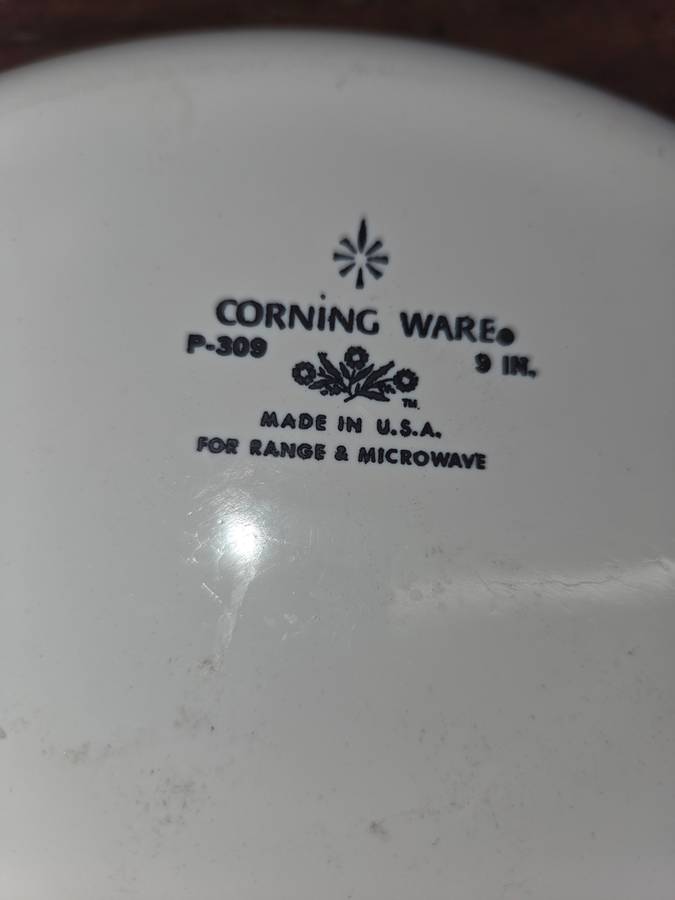 Corning Ware Pie Dish - 25cm x 3cm