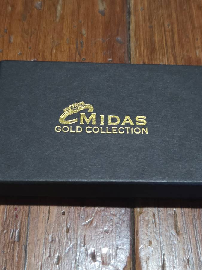 Vintage pocket telephone number book case - Midas Gold Collection