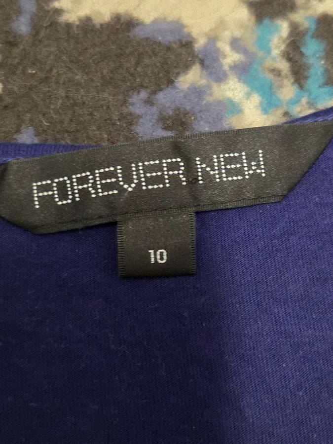 Forever New Top - Navy - Size 10