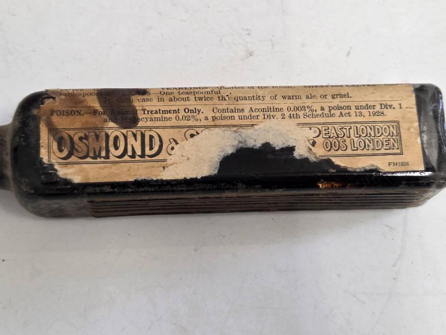 Vintage Bottle - Osmonds Brown Draught Bottle - East London