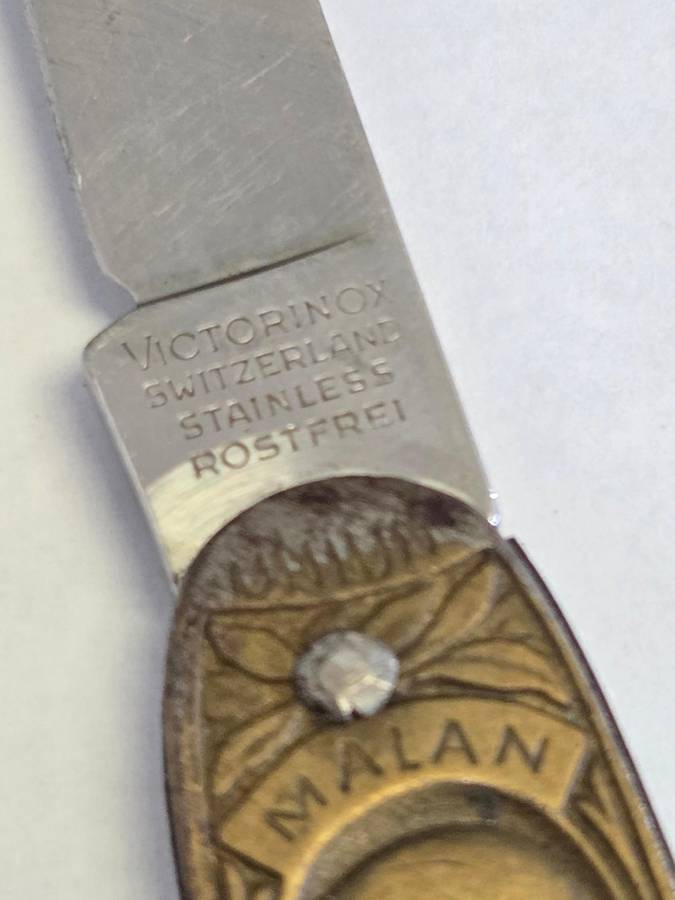 Vintage Officier Suisse - Victorinox Knife - Commemorative Union 1910 - 1960 Pocket knife