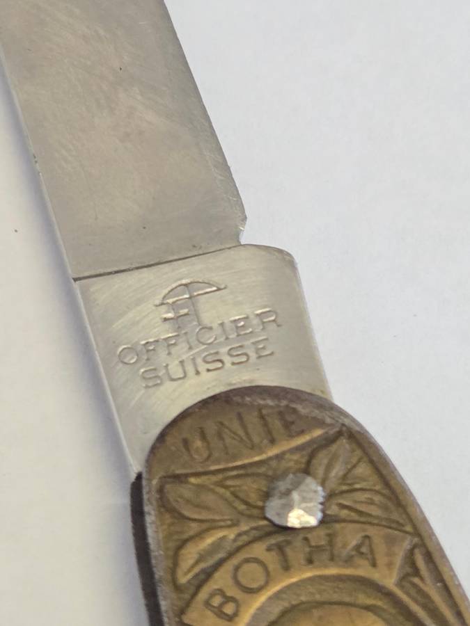 Vintage Officier Suisse - Victorinox Knife - Commemorative Union 1910 - 1960 Pocket knife