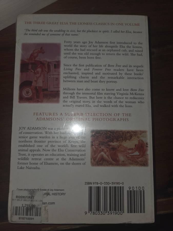 Born Free - The Full Story - Joy Adamson - 40th Anniversary Edition - New - Sealed