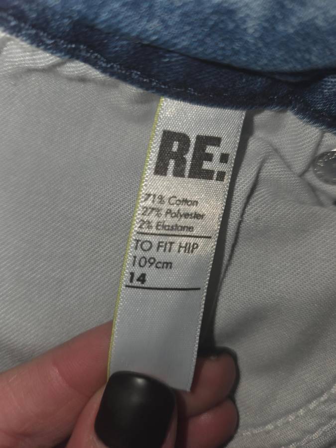 Woolworths denim shorts - Size 14