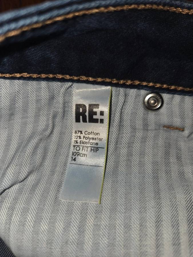 Woolworths denim shorts - Size 14 Bermuda Mid Rise