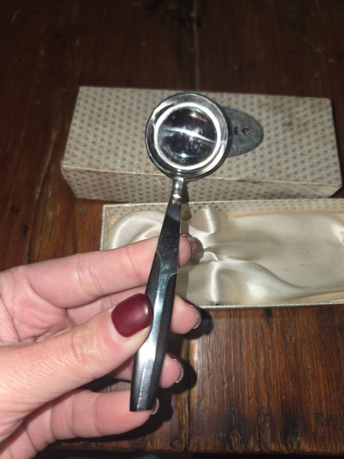 Vintage Eetrite Stainless Steel Sugar Ladle in Original Box