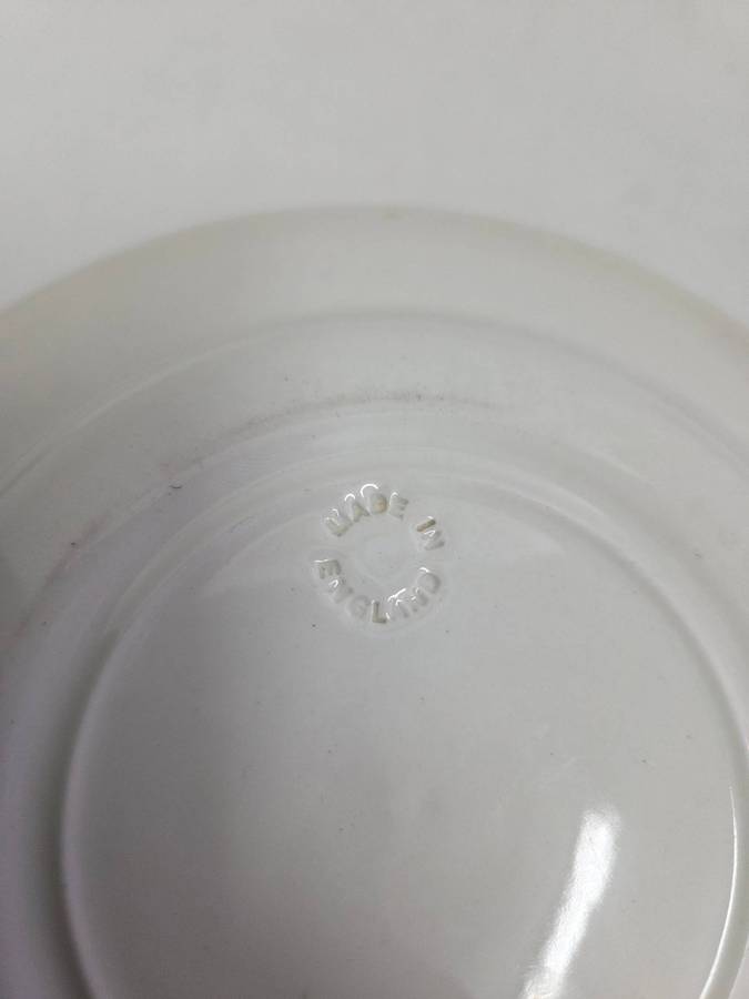 Vintage Blue and white plate - Made in England