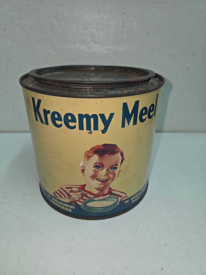 Vintage Kreemy Meel 2LBS Tin