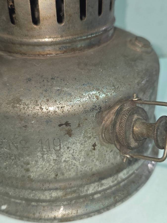 Vintage Radius Nr. 119 Lantern - Made in Sweden - Primus Glass
