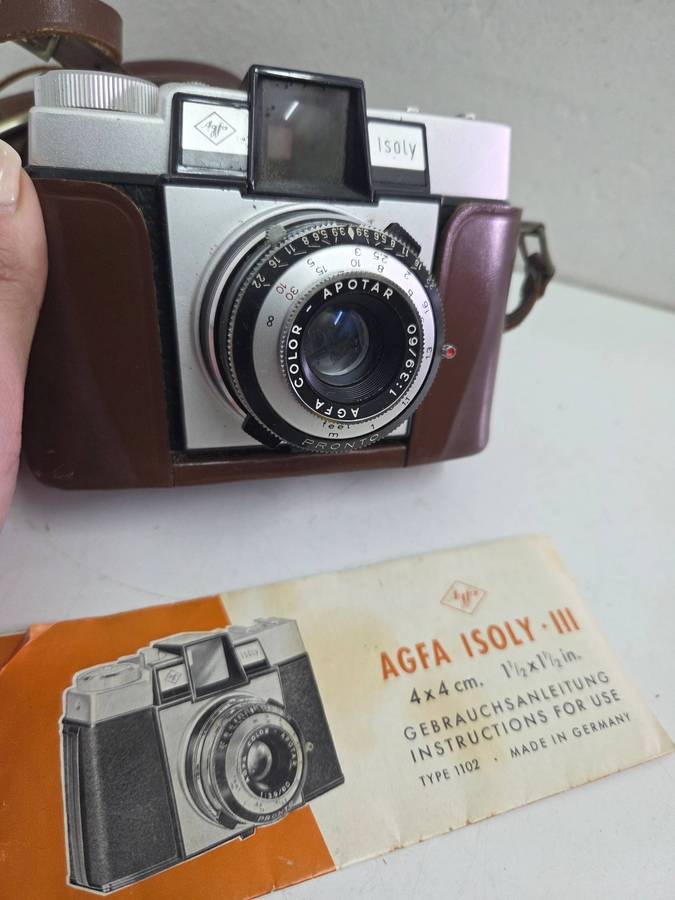 Vintage Agfa Isoly III Camera - Made in Germany - Not tested selling AS IS