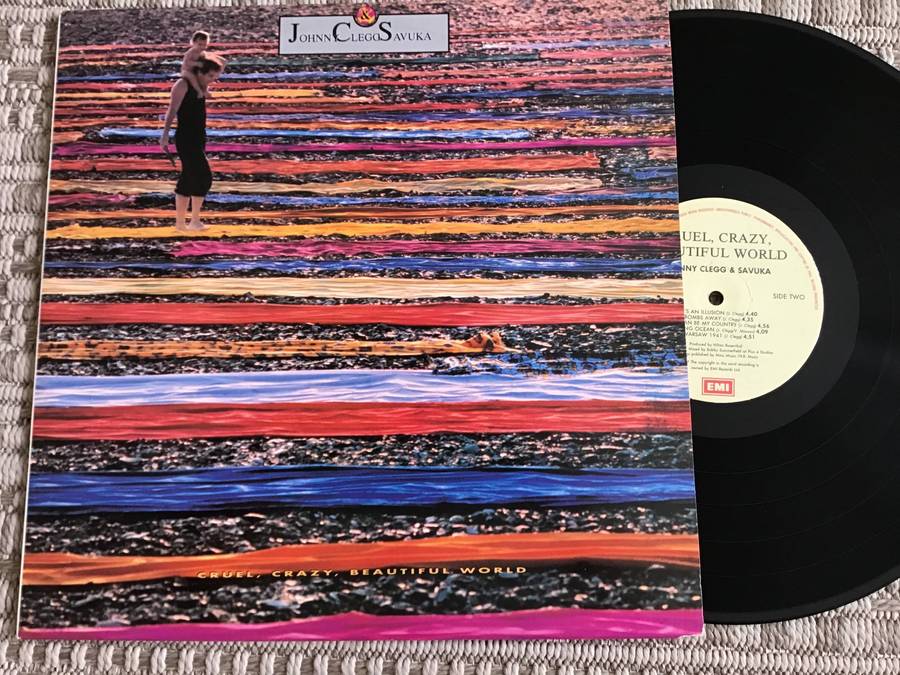 Johnny Clegg And Savuka Cruel,Crazy Beautiful World Lp