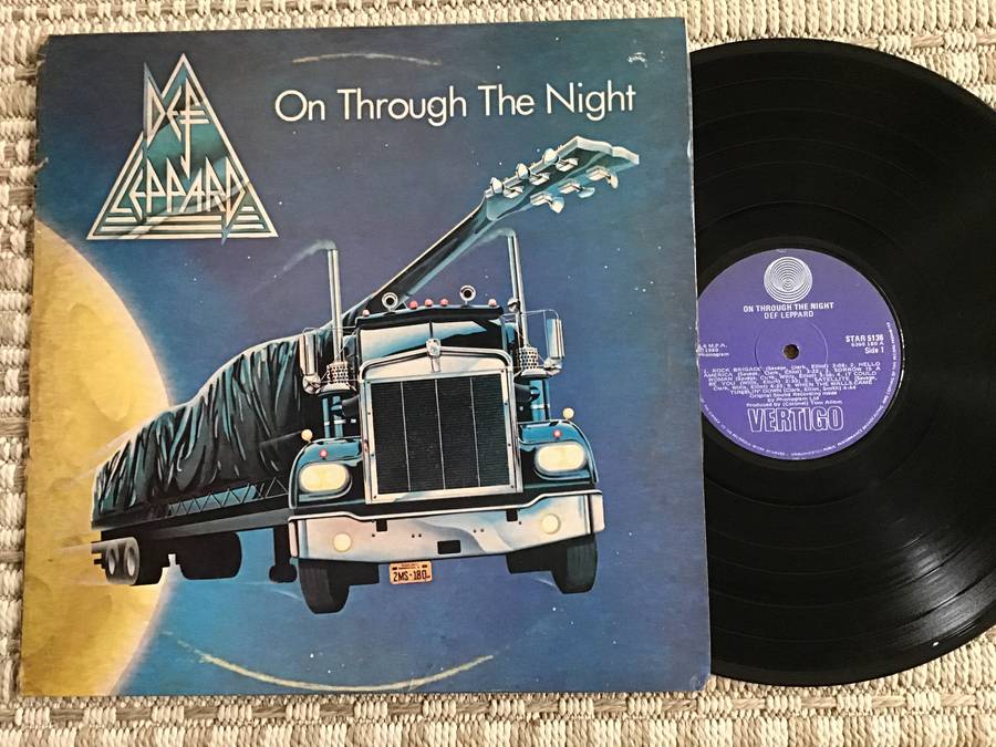Def Leppard On Through The Night Lp