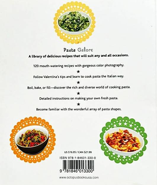 Books: PASTA GALORE by Valentina Harris
