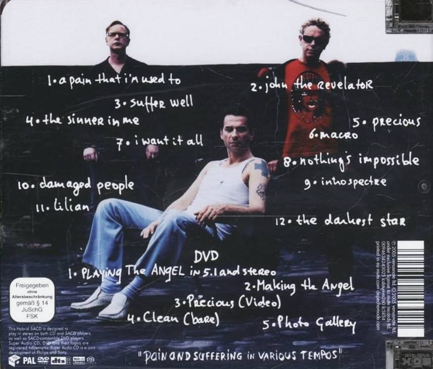 CD: Depeche Mode - Playing The Angel (2005) CD & DVD