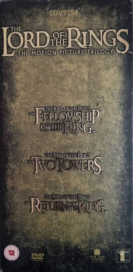 DVD: Lord of The Rings Trilogy Special Extended 12 DVD Edition