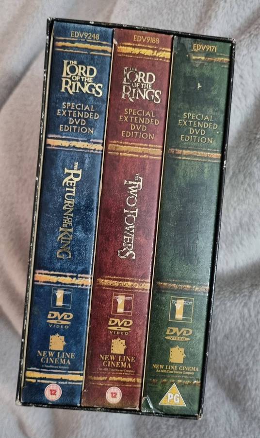 DVD: Lord of The Rings Trilogy Special Extended 12 DVD Edition