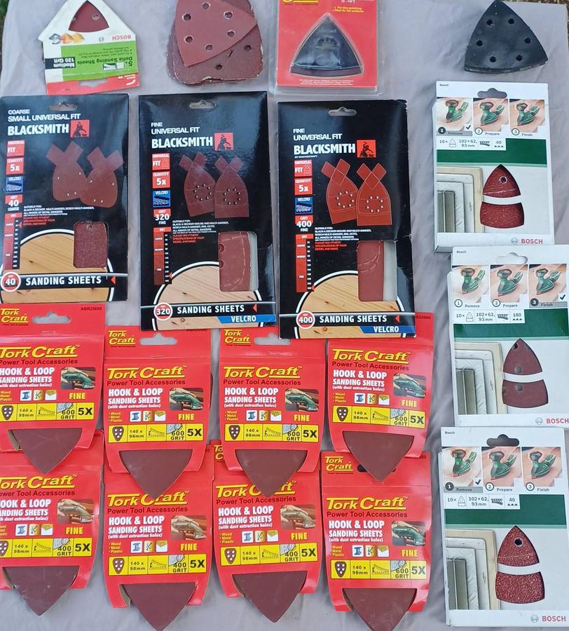 Lot of Sand Paper (Most New / Sealed / Unopened / Unused)