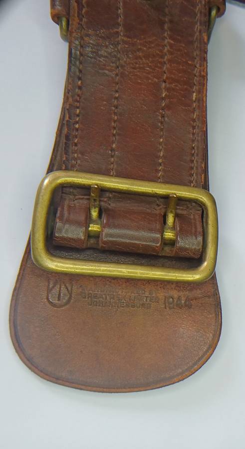 Authentic WWII Era Army Belt and Sling with Attachments (Belt Length 140cm)