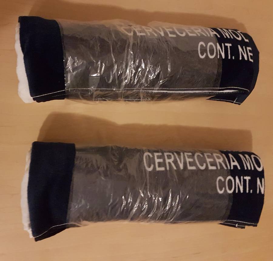 2 x Corona Bath Towls (Bid for Both)