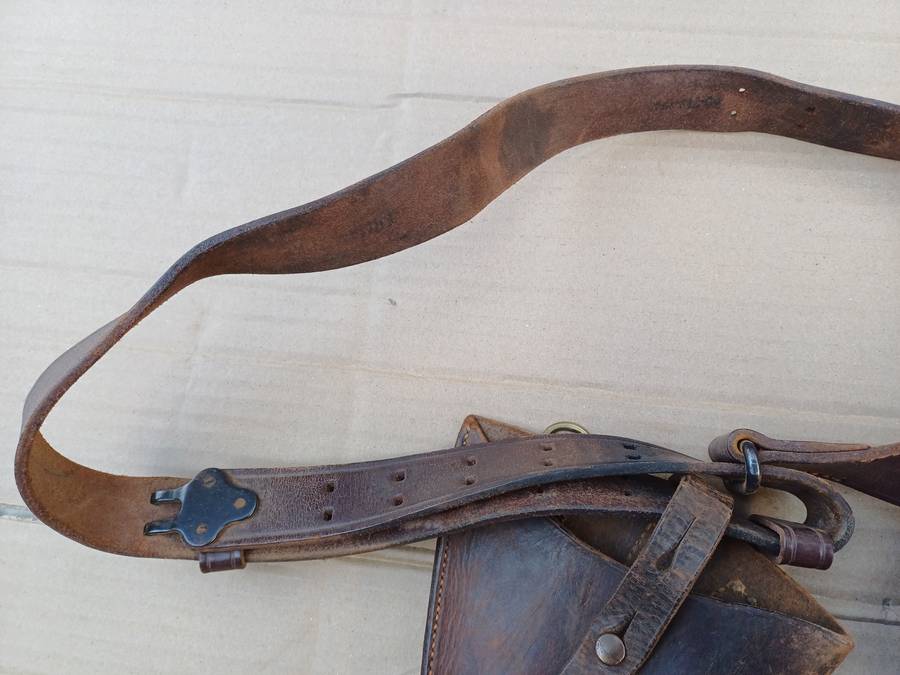 Authentic WWII Era Army Belt and Sling with Attachments (Belt Length 140cm)