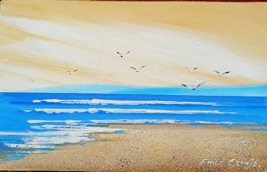 Emile Cronje Unframed 40 x 25 cm