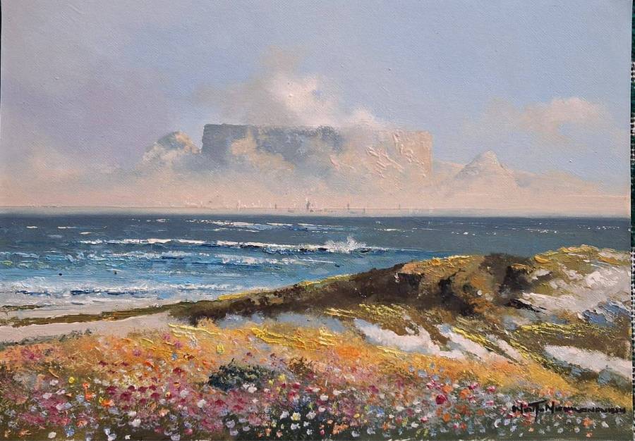 Neil janse Van Nieuwenhuizen Oil on Canvas on Board 35 x 25 cm