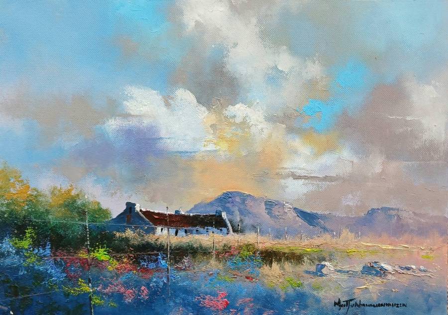 Neil janse Van Nieuwenhuizen Oil on Canvas on Board 35 x 25 cm