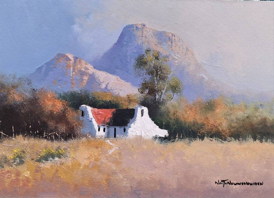 Neil janse Van Nieuwenhuizen Oil on Canvas on Board 35 x 25 cm