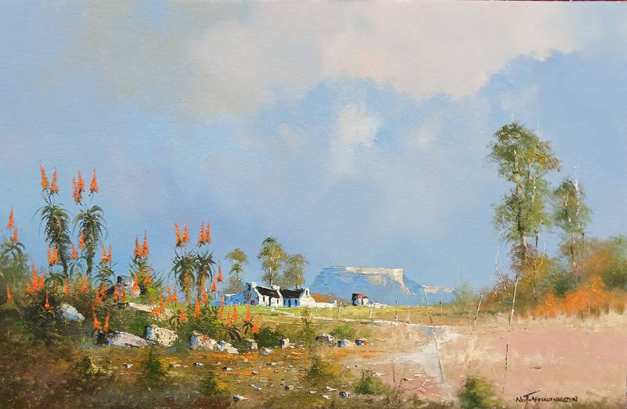 Neil janse Van Nieuwenhuizen Oil on Canvas on Board 60 x 40 cm